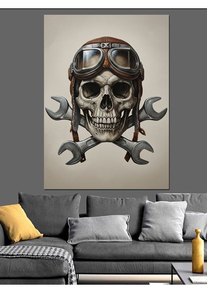 Kurukafa Pilot Gözlük Tamir Dekoratif Kanvas - Mdf Ahşap Tablo indirimleri