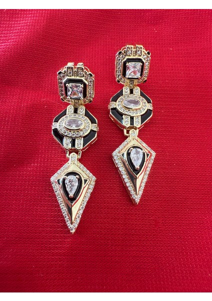 Exclusive Seri Modern Günlük Zarif Işıltılı Design Küpe