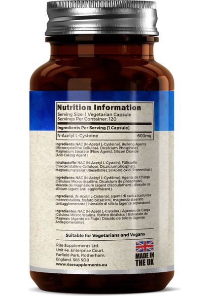 Nac N-Acetyl L-Cysteina 600 Mg 120 Kapsül modelleri