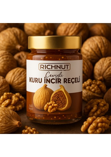 Cevizli Kuru Incir Reçeli (Katkı, Koruyucu, Renklendirici Içermez) fiyatları