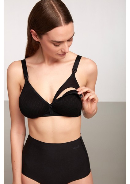 Mamma Siyah Hamile/emzirme Sütyen