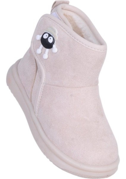 071 Bej Termal Kürklü Kız Çocuk Bot