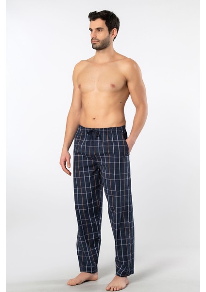 Erkek Dokuma Pijama Tek Alt 2240/LACIVERT 6 fırsatları