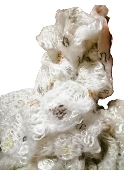 Kadın Örgü Atkı Kırık Beyaz indirimleri