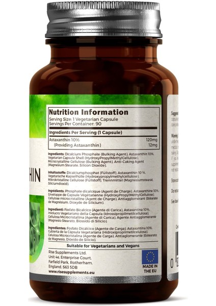 Astaxanthin 12 Mg – 90 Vejetaryen Kapsül modelleri