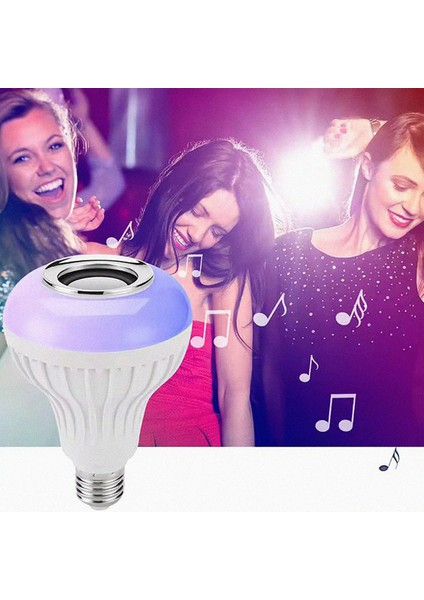 PARTİ AMPULÜ LED Muzikli Ampul / Uygulama Kontrollü ve Kumandalı Bluetooth Işıklı 7W LED Ampul ve Hoparlör indirimleri