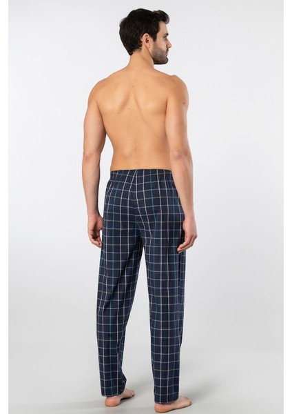 Erkek Dokuma Pijama Tek Alt 2240/LACIVERT 8 fırsatları