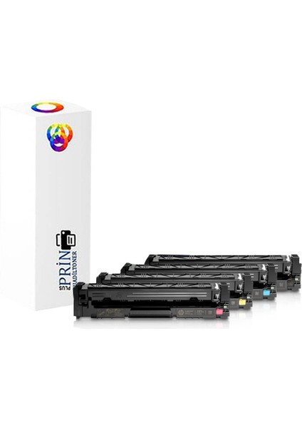Hp 410A (CF410A - CF411A - CF412A - CF413A) Muadil Toner Seti