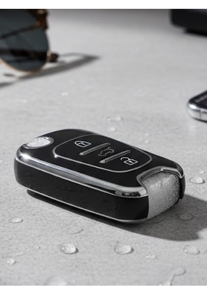 Hyundai Kia I10 I20 I30 IX25 IX35 Elentra Ceed Picanto Rio 3 Buton Nano Anahtar Kılıfı Sustalı