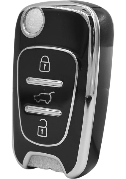 Hyundai Kia I10 I20 I30 IX25 IX35 Elentra Ceed Picanto Rio 3 Buton Nano Anahtar Kılıfı Sustalı modelleri