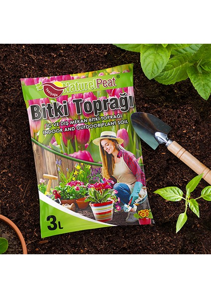 Naturel Peat – Bitki Toprağı - 3 Litre fiyatları