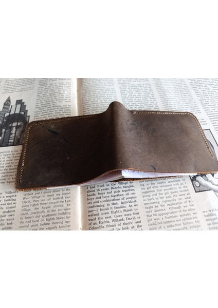 Gerçek Deri Tamamen El Emeği Cüzdan 22CM*8CM * 1 Kağıt Para Alanı 3 Kart Bölmesi Ll8 fiyatları