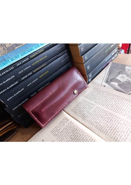 Crazy Gerçek Deri Tamamen El Emeği Özel Kalemleriniz Için Kalemlik Kalemkutu (8*18CM ) NLU81 indirimleri