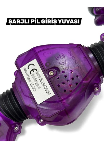 Bilekten Kontrol Uzaktan Kumandalı Full Fonksiyon Şarjlı 2.4g Şeffaf Işıklı 4x4 Drift Araba 21 cm