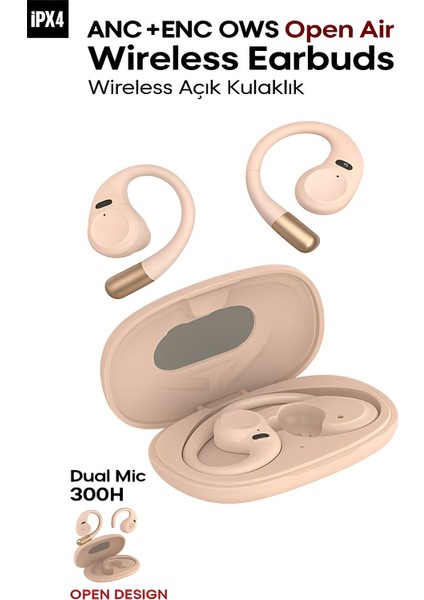Fb-14 Ipx4 Su Geçirmez Anc - Enc Gürültü Önleyici Kablosuz Airpods 5.4 Bluetooth Dokunmatik Kulaklık