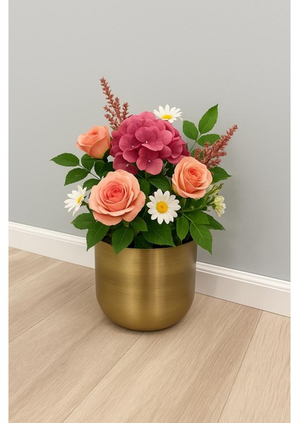 Çap 20 Gold Eskirme Saksı