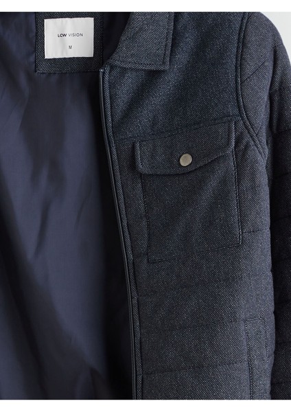 Özmarka Yeni Sezon Slim Fit Gömlek Yaka Erkek Mont