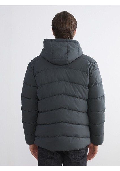 Yeni Sezon Standart Kalıp Kapüşonlu Erkek Şişme Mont indirimleri