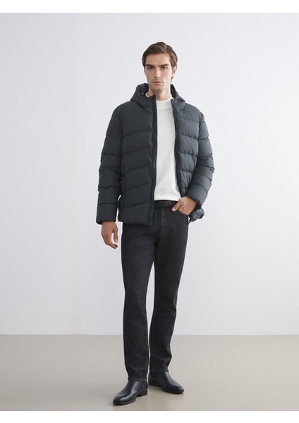 Yeni Sezon Standart Kalıp Kapüşonlu Erkek Şişme Mont fiyatları