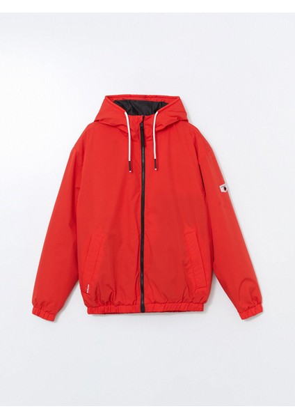 Özmarka Yeni Sezon Rahat Kalıp Kapüşonlu Erkek Orta Kalın Mont