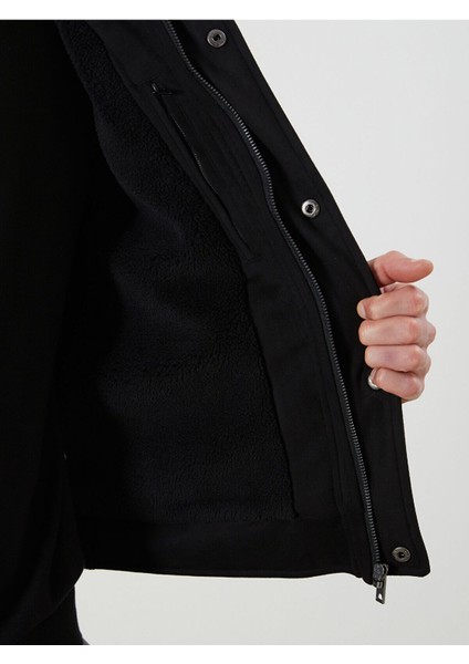 Peak Yeni Sezon Standart Kalıp Gömlek Yaka Süet Erkek Mont modelleri