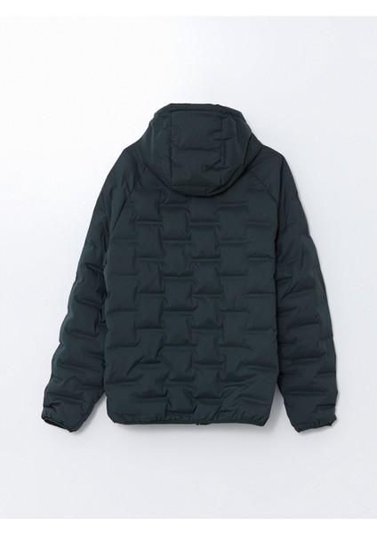 Hilfa Yeni Sezon Slim Fit Kapüşonlu Erkek Şişme Mont