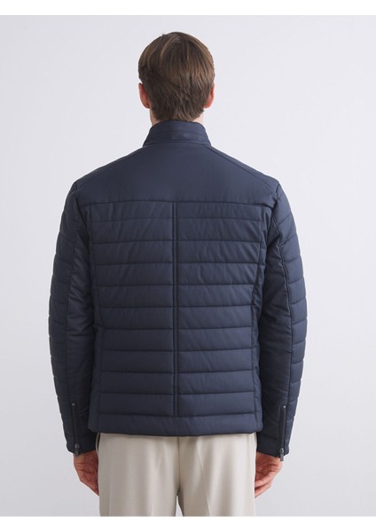 Izr Yeni Sezon Slim Fit Dik Yaka Erkek Deri Görünümlü Ceket indirimleri