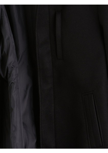 Peak Yeni Sezon Büyük Beden Standart Kalıp Dik Yaka Erkek Kaşe Kaban fiyatları