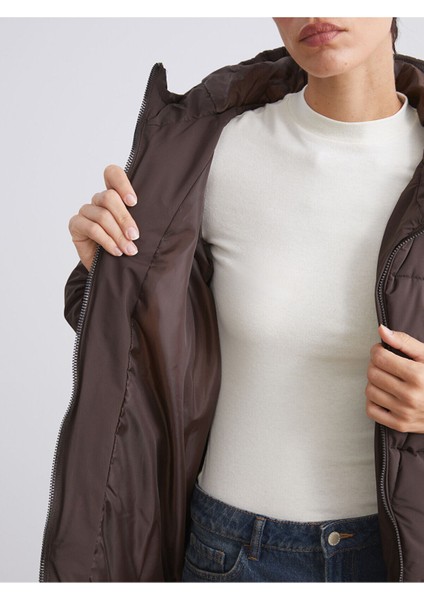 Peak Yeni Sezon Kapüşonlu Oversize Kadın Şişme Mont fırsatları