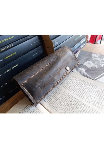 Crazy Gerçek Deri Tamamen El Emeği Özel Kalemleriniz Için Kalemlik Kalemkutu (8*18CM ) NLU82 fiyatları