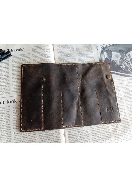 Crazy Gerçek Deri Tamamen El Emeği Özel Kalemleriniz Için Kalemlik Kalemkutu (8*18CM ) NLU82 fırsatları