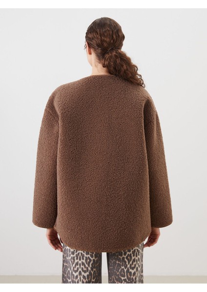 Artı Yeni Sezon Bisiklet Yaka Kadın Pelüş Mont indirimleri