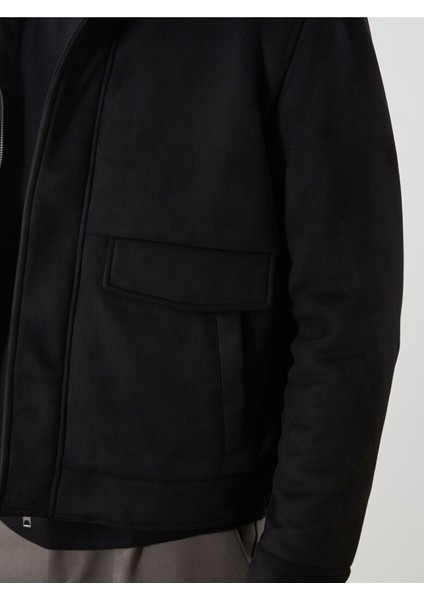 Peak Yeni Sezon Standart Kalıp Gömlek Yaka Süet Erkek Mont fırsatları