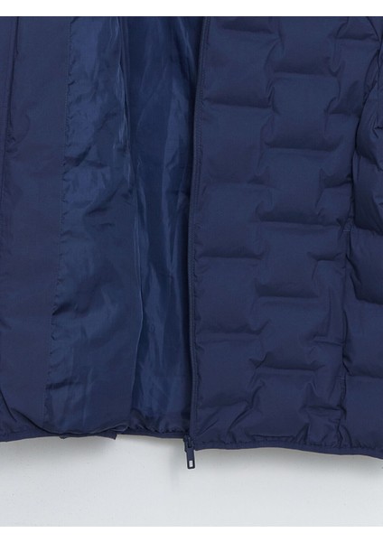 Hilfa Yeni Sezon Slim Fit Kapüşonlu Erkek Şişme Mont