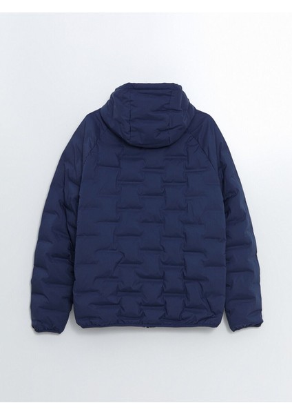 Hilfa Yeni Sezon Slim Fit Kapüşonlu Erkek Şişme Mont