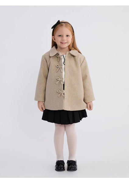 Lcw Kids Bej Fiyonk Detaylı Kız Çocuk Kaşe Kaban fiyatları