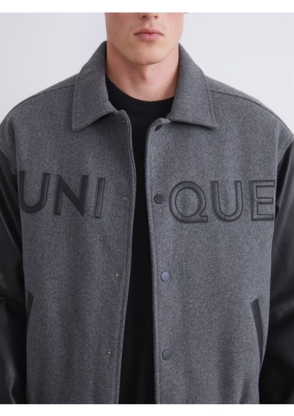 Özmarka Yeni Sezon Rahat Kalıp Gömlek Yaka Erkek Mont modelleri