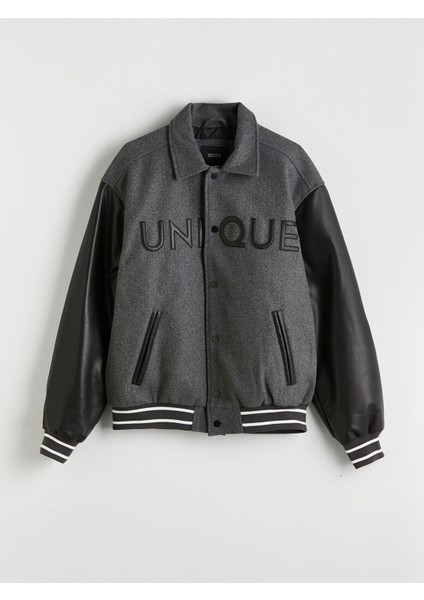 Özmarka Yeni Sezon Rahat Kalıp Gömlek Yaka Erkek Mont