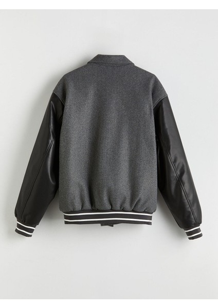 Özmarka Yeni Sezon Rahat Kalıp Gömlek Yaka Erkek Mont