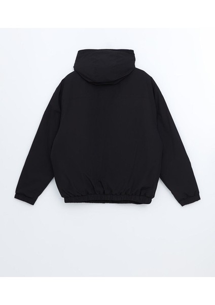 Artı Yeni Sezon Rahat Kalıp Kapüşonlu Erkek Orta Kalın Mont