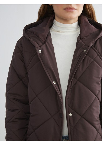 Artı Yeni Sezon Kapüşonlu Kapitone Kadın Şişme Mont modelleri