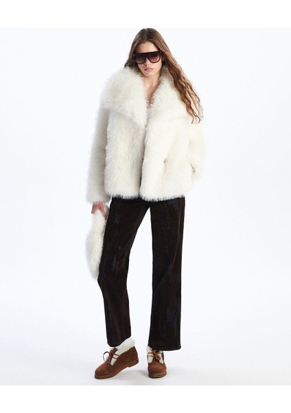 Izr Yeni Sezon Ceket Yaka Kadın Kürk Mont fiyatları