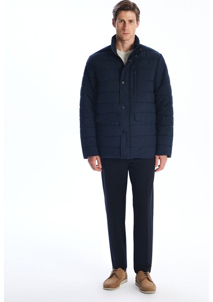 Yeni Sezon Standart Kalıp Dik Yaka Erkek Şişme Mont fiyatları