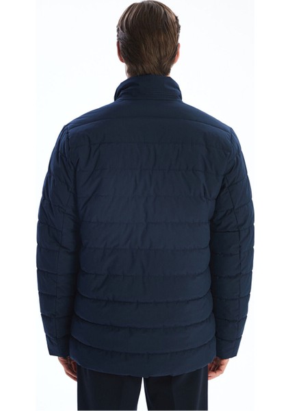 Yeni Sezon Standart Kalıp Dik Yaka Erkek Şişme Mont indirimleri