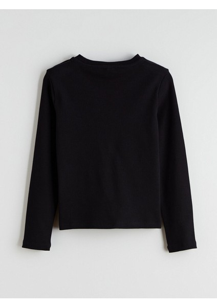 Bisiklet Yaka Paris Baskılı Kız Çocuk Tişört fırsatları