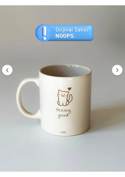 Feeling Good Baskılı Kupa Bardak Seramik Kahve Mug