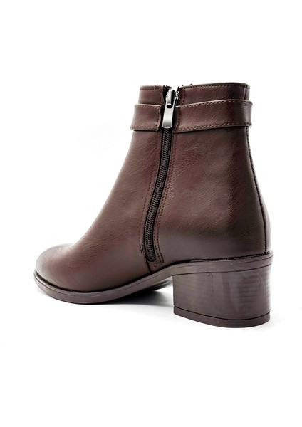 Debi Yan Toka Detaylı Kadın Bot Kahve indirimleri