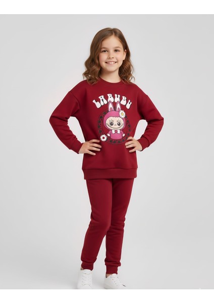 Labubu Baskılı Çocuk Eşofman Takımı