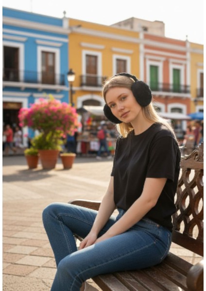 Soğuktan Koruyucu Soft Peluş Katlanabilir Kulak Koruyucu Kulaklık fırsatları