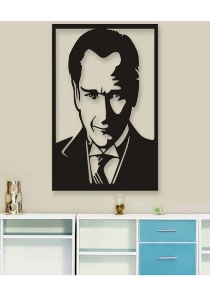 Atatürk Silüet Ahşap & Pleksi Duvar Dekoru – Modern Dekoratif Portre Tablo fiyatları